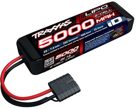 5000mAh 7.4v 2-Cell 25C LiPo Battery